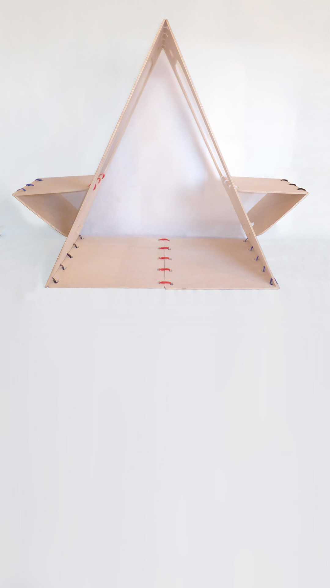 casa diy niños tipi juguete madera