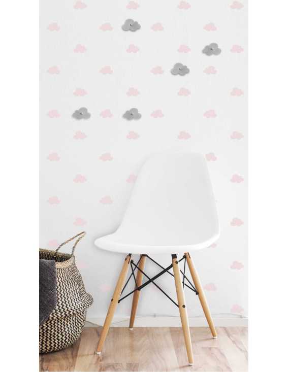 gancho percha percheros infantiles nube