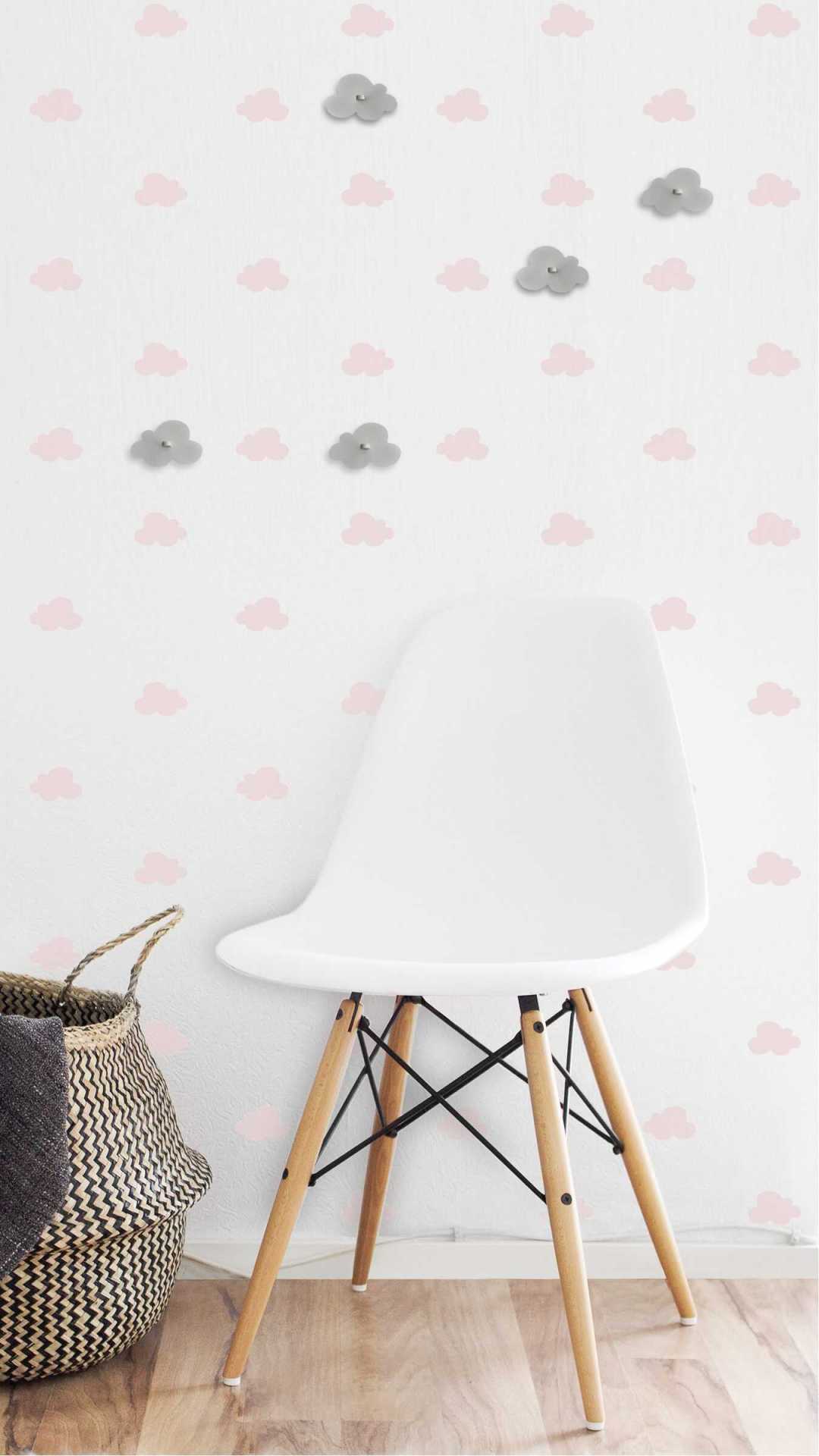 gancho percha percheros infantiles nube