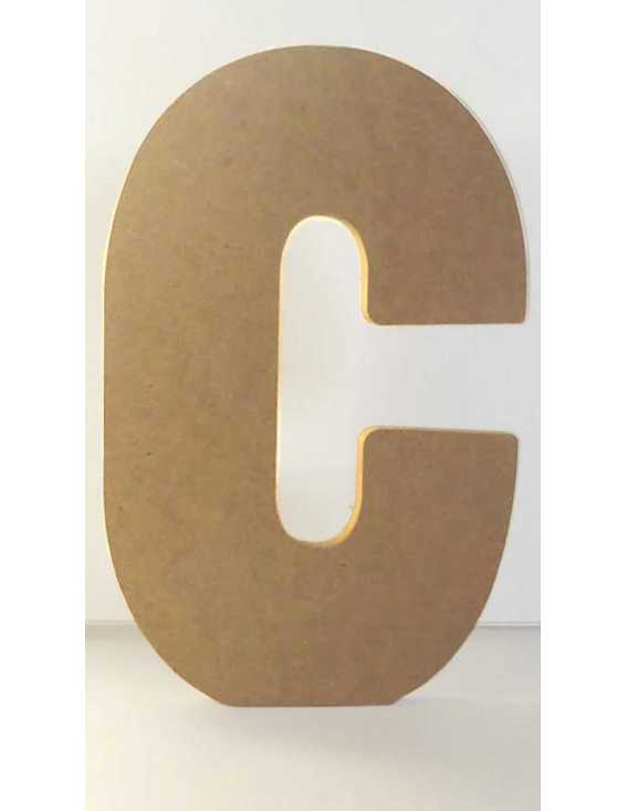 wood capital letters big