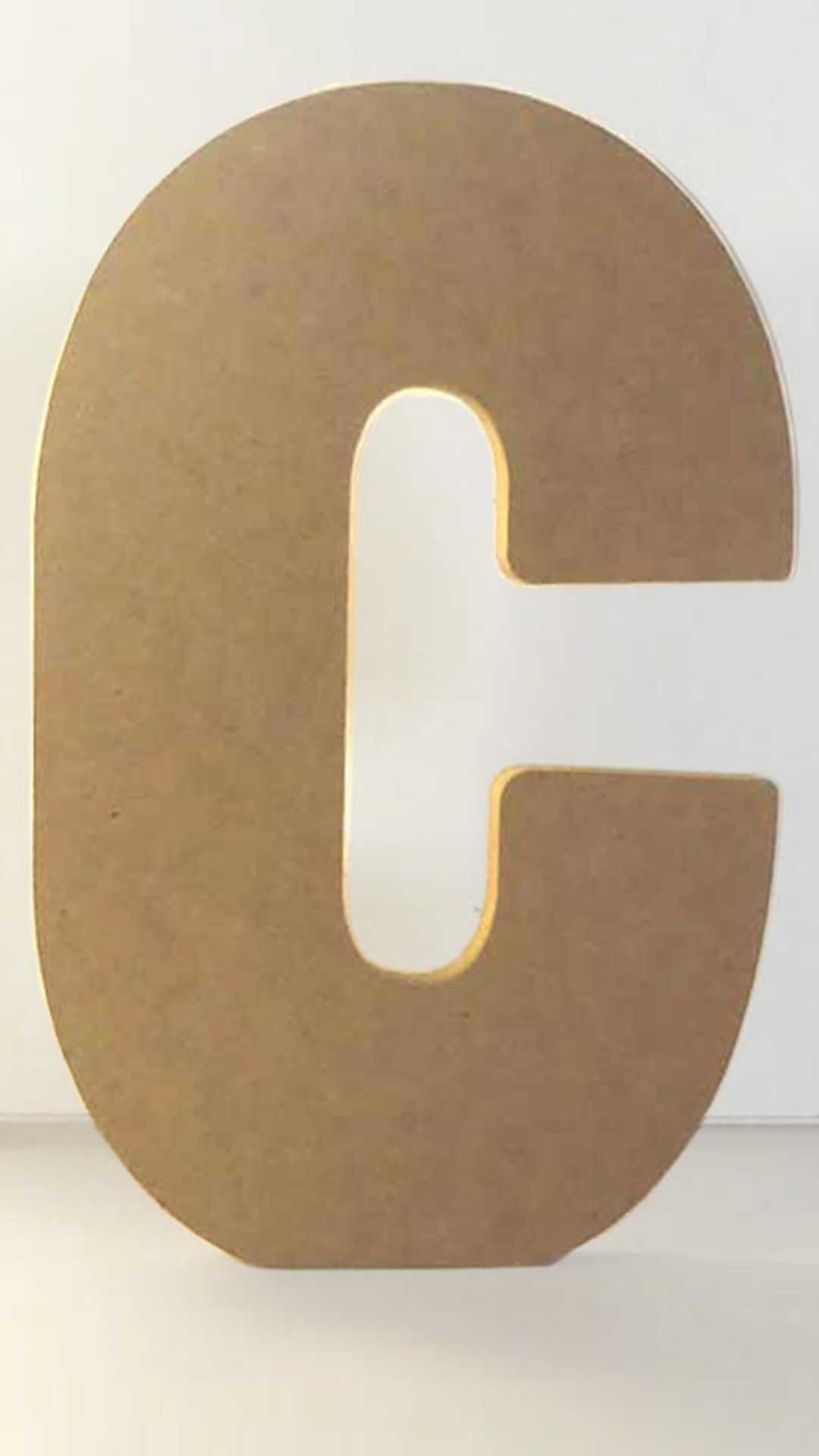 wood capital letters giant