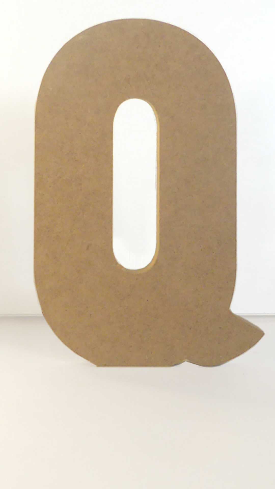 wood capital letters