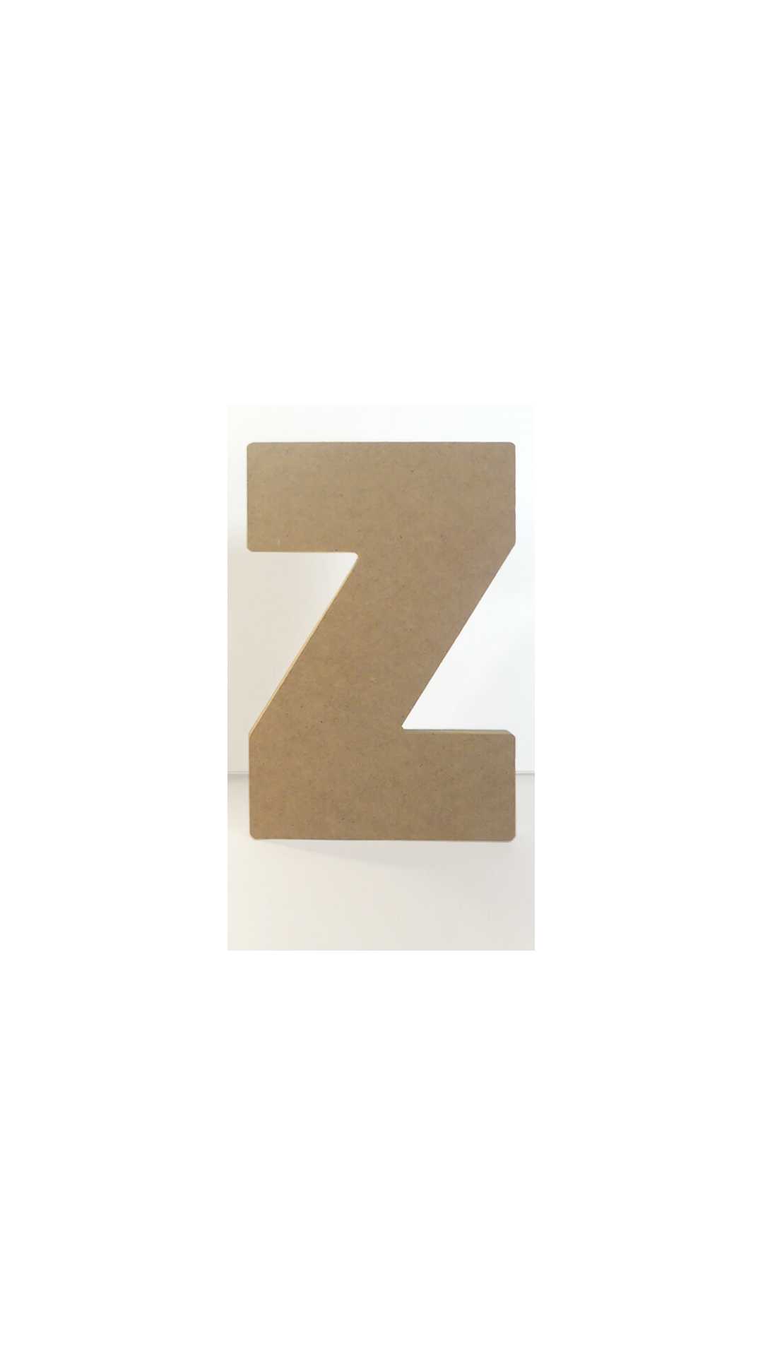 wood capital letters