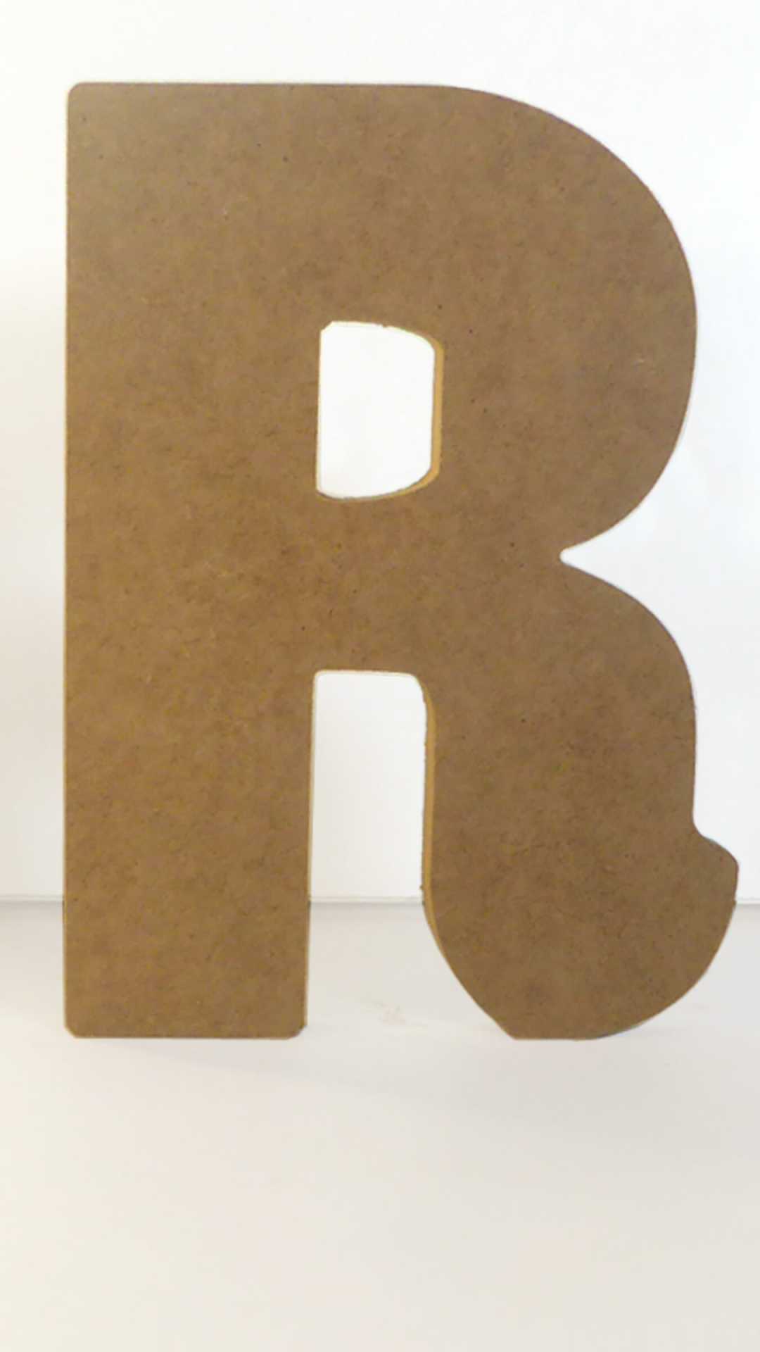 wood capital letters big