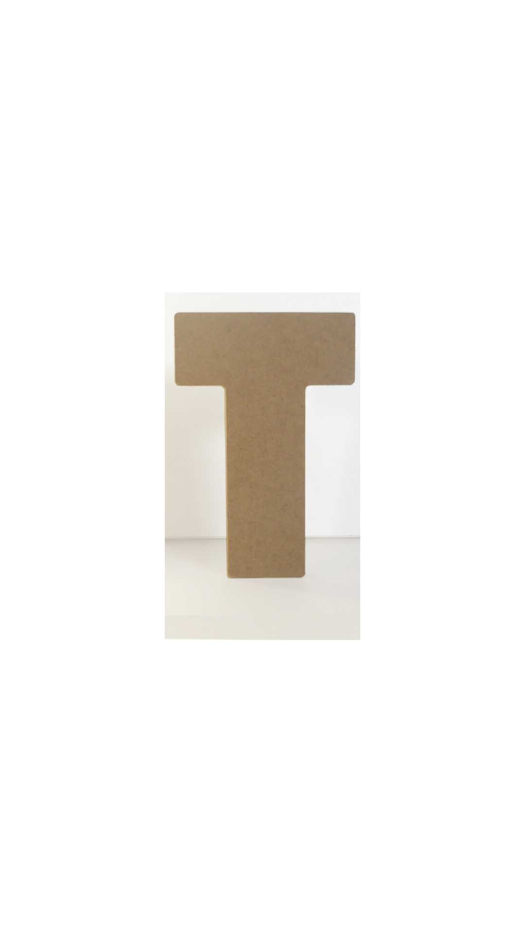 wood capital letters big