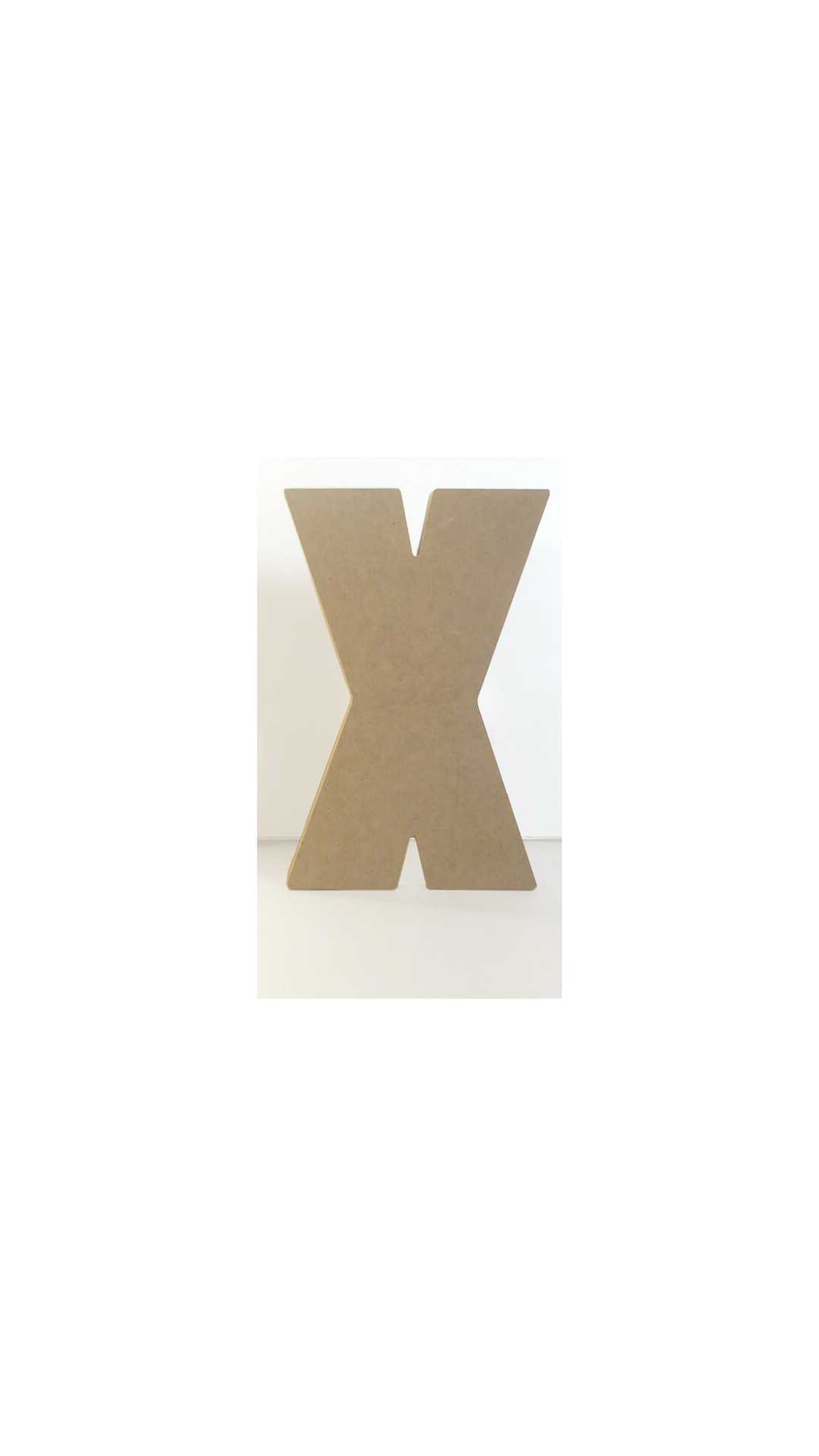 wood capital letters big