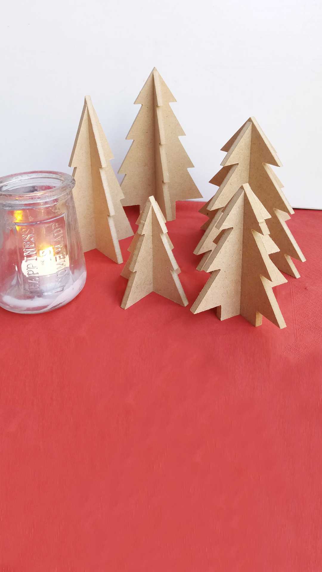 Pinos navidad sobremesa