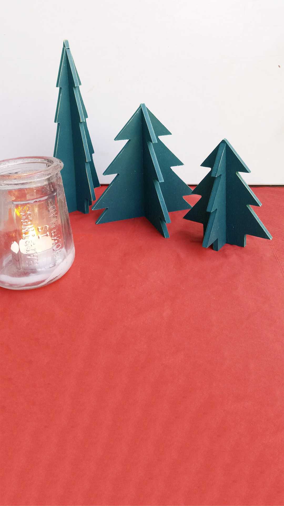 Pinos navidad sobremesa